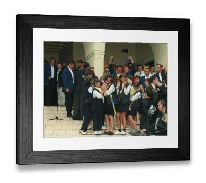 Framed Print : Darren Clarke & Lee Westwood Framed Print : Darren Clarke & Lee Westwood