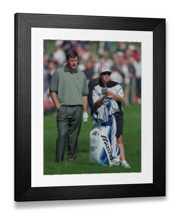 Framed Print : Nick Faldo & Fanny Sunesson Framed Print : Nick Faldo & Fanny Sunesson