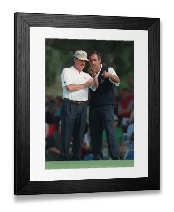 Framed Print : Seve Ballesteros & Jimenez Framed Print : Seve Ballesteros & Jimenez