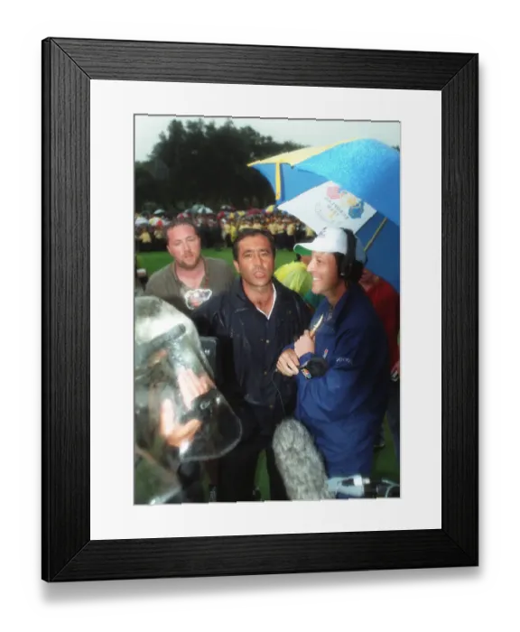 Framed Print : Seve Ballesteros Interview Framed Print : Seve Ballesteros Interview