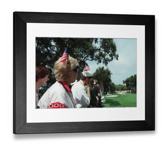 Framed Print : American Golf Spectators Framed Print : American Golf Spectators