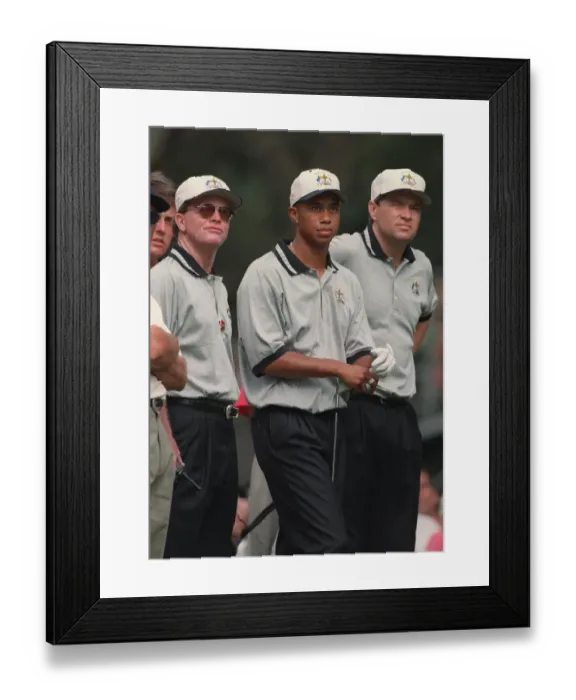 Framed Print : Tom Kite, Woods & Davis Love Framed Print : Tom Kite, Woods & Davis Love