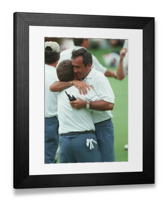 Framed Print : Ballesteros & Ian Woosnam Framed Print : Ballesteros & Ian Woosnam