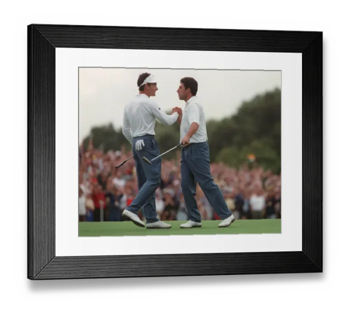 Framed Print : Jose-Maria Olazabal & Garrido