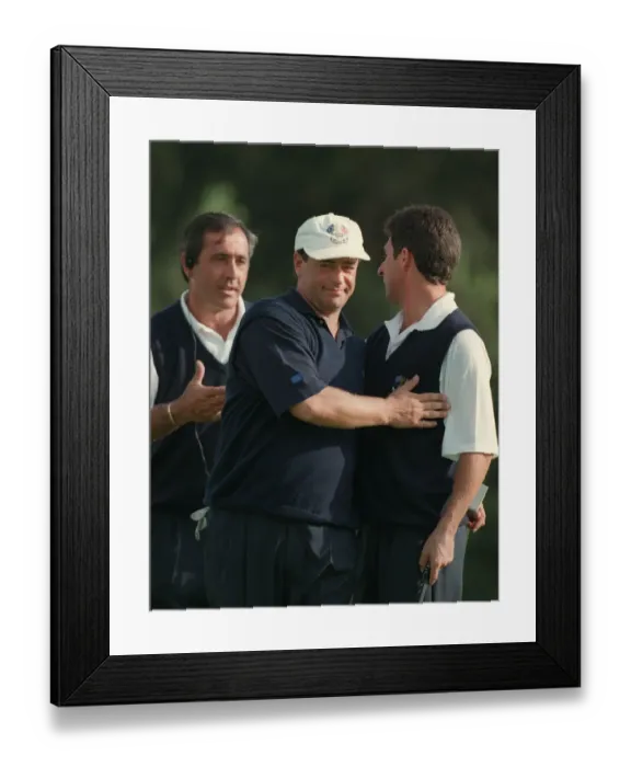 Framed Print : Rocca, Olazabal & Seve