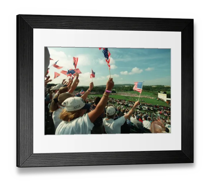 Framed Print : USAFans At Opening Ceremony Framed Print : USAFans At Opening Ceremony