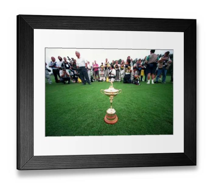 Framed Print : Ryder Cup Trophy At Photocall Framed Print : Ryder Cup Trophy At Photocall