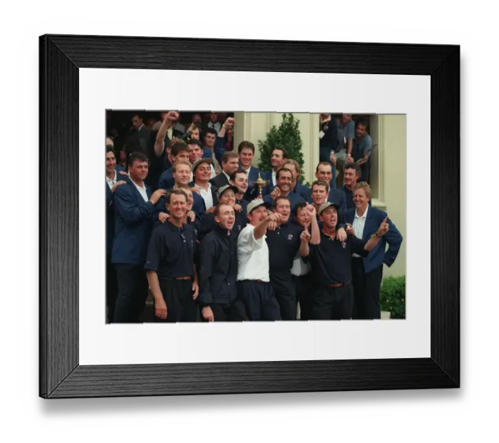Framed Print : European Caddies Celebrate