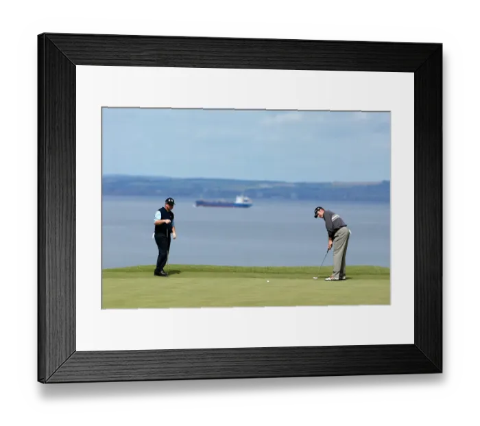 Framed Print : Ian Woosnam & Ian Poulter Framed Print : Ian Woosnam & Ian Poulter
