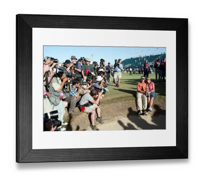 Framed Print : Ben Curtis With Fiance, Candice Framed Print : Ben Curtis With Fiance, Candice
