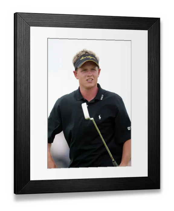 Framed Print : Luke Donald