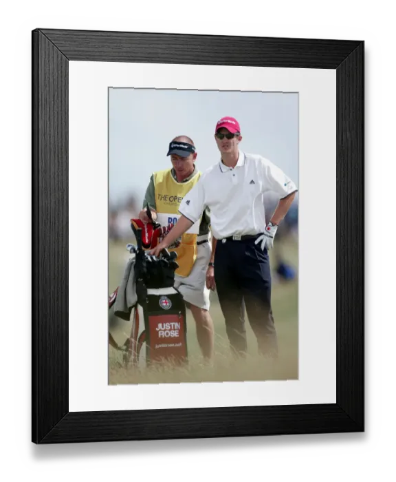 Framed Print : Justin Rose