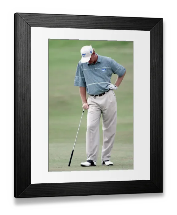 Framed Print : Ernie Els South Africa The Open Championship Royal St Framed Print : Ernie Els South Africa The Open Championship Royal St