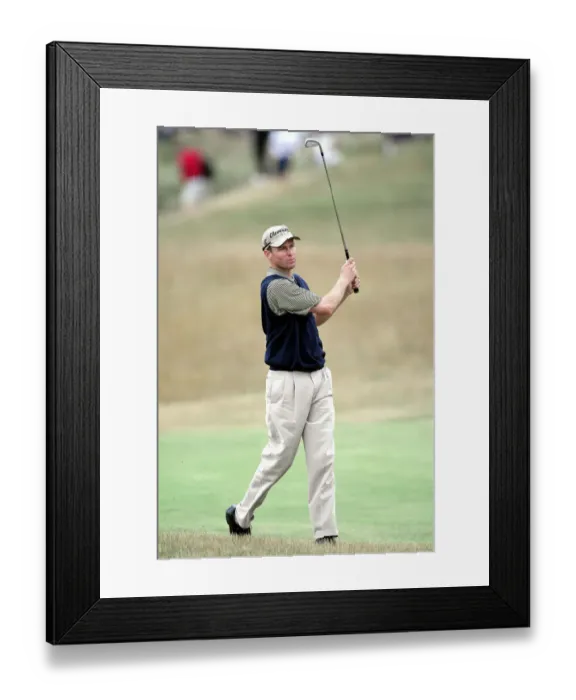 Framed Print : Bob Estes USA The Open Championship Royal St Framed Print : Bob Estes USA The Open Championship Royal St