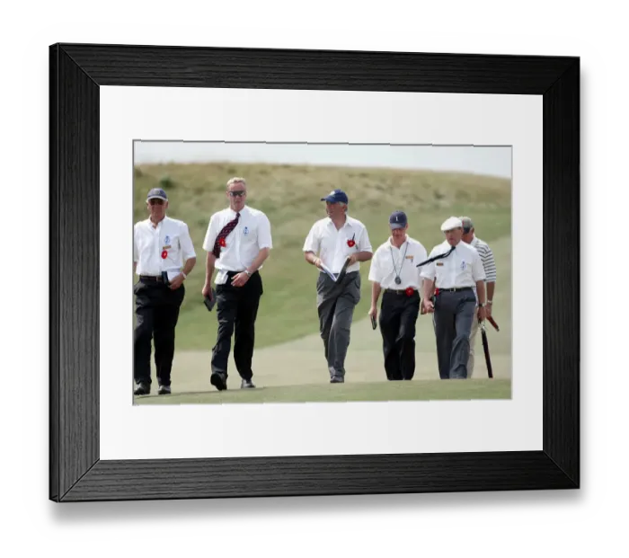 Framed Print : R & A Officials Survey Framed Print : R & A Officials Survey