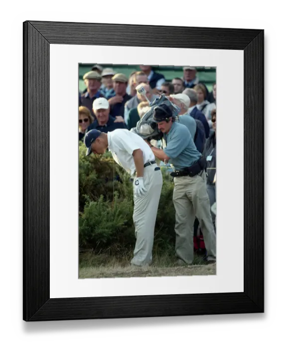 Framed Print : Trip Kuehne Looses Ball On 16th Framed Print : Trip Kuehne Looses Ball On 16th