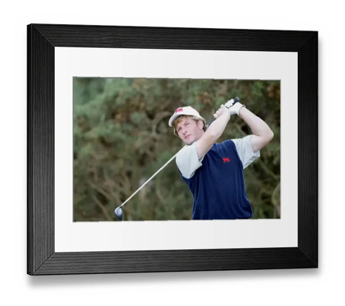 Framed Print : Noel Fox Gb and Ireland Walker Cup Walker Cup Ganton Golf Club