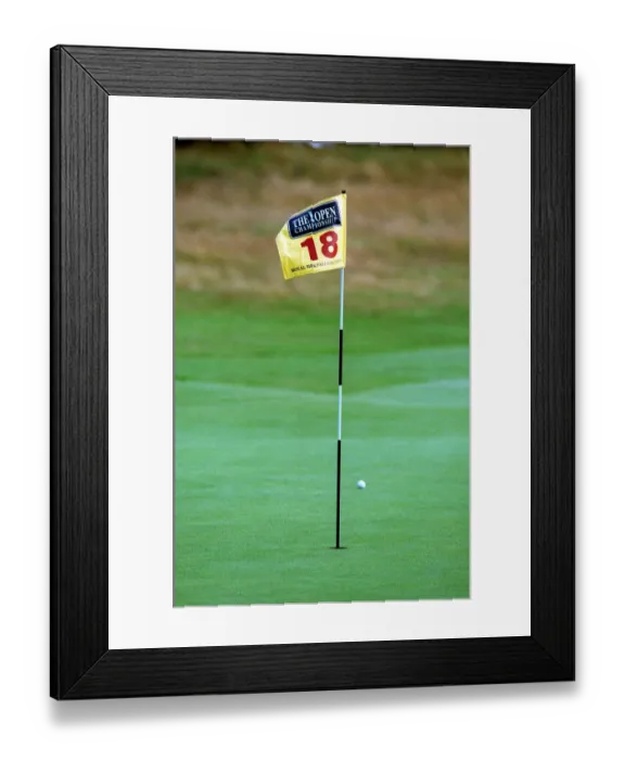 Framed Print : The 18th Flag Framed Print : The 18th Flag
