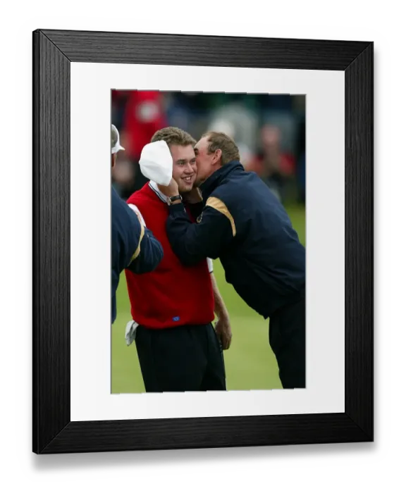 Framed Print : Lee Westwood & Thomas Bjorn Framed Print : Lee Westwood & Thomas Bjorn