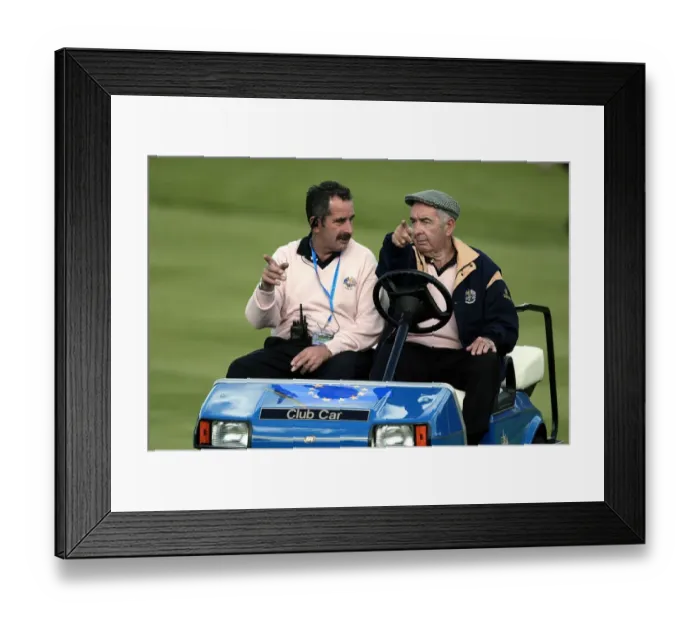 Framed Print : Sam Torrance & Father Framed Print : Sam Torrance & Father