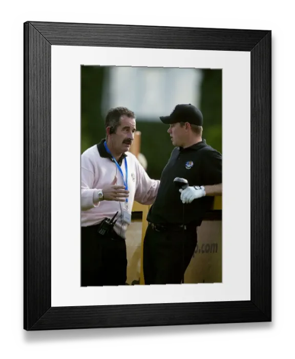 Framed Print : Sam Torrance & Lee Westwood Framed Print : Sam Torrance & Lee Westwood
