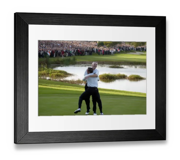 Framed Print : Phillip Price & Sergio Garcia Framed Print : Phillip Price & Sergio Garcia