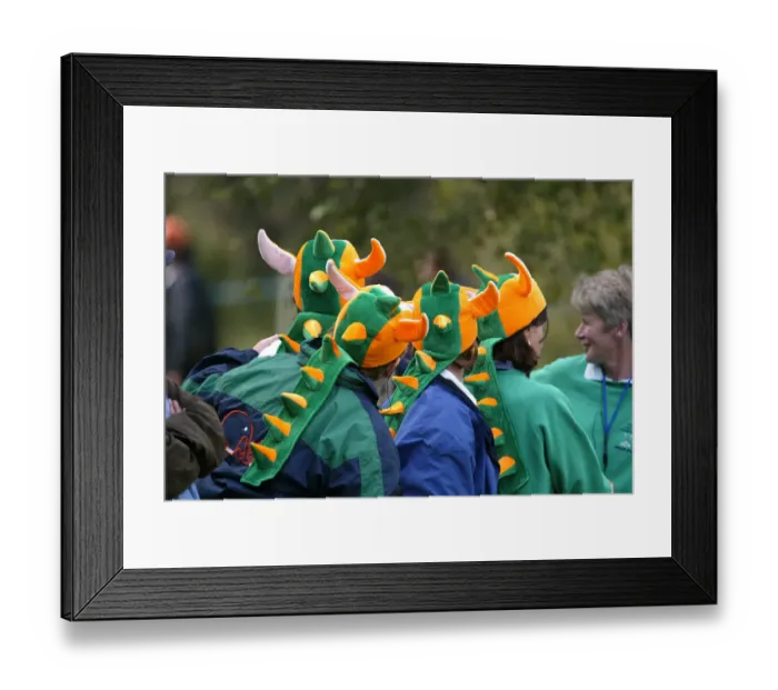 Framed Print : Irish Golf Fans