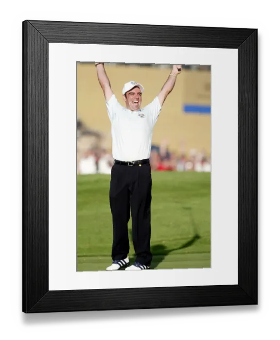 Framed Print : Paul Mcginley Sinks Winner Framed Print : Paul Mcginley Sinks Winner