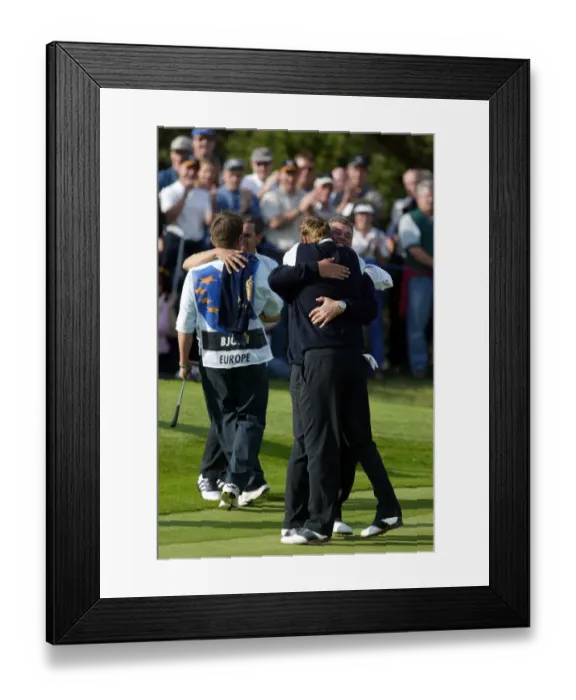 Framed Print : Thomas Bjorn & Darren Clarke Framed Print : Thomas Bjorn & Darren Clarke