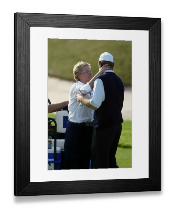 Framed Print : Thomas Bjorn & Wife Framed Print : Thomas Bjorn & Wife