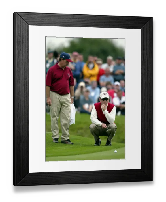 Framed Print : David Duval With Caddie Framed Print : David Duval With Caddie