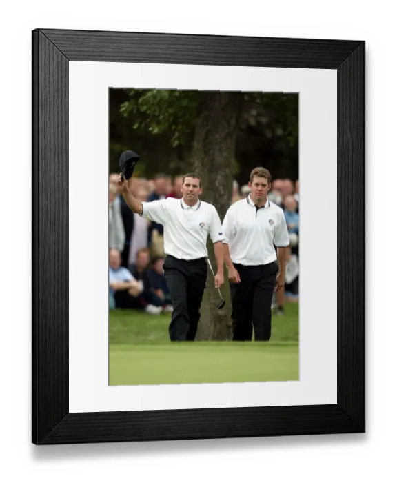 Framed Print : Sergio Garcia & Lee Westwood Framed Print : Sergio Garcia & Lee Westwood