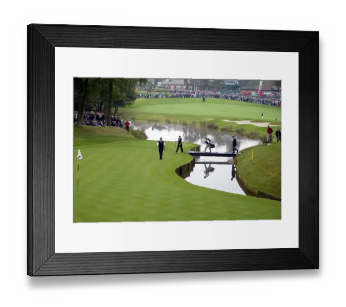 Framed Print : Lee Westwood & Sergio Garcia Framed Print : Lee Westwood & Sergio Garcia