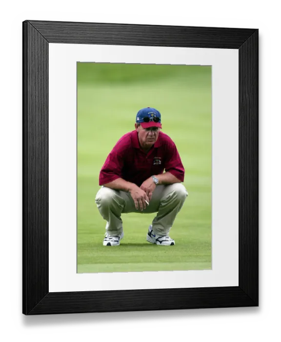 Framed Print : Davis Love Iiis Caddie Framed Print : Davis Love Iiis Caddie