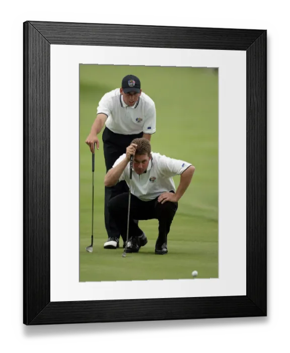 Framed Print : Sergio Garcia & Lee Westwood Framed Print : Sergio Garcia & Lee Westwood