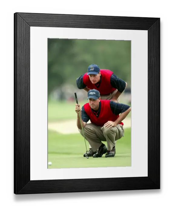 Framed Print : Stewart Cink & Jim Furyk Framed Print : Stewart Cink & Jim Furyk