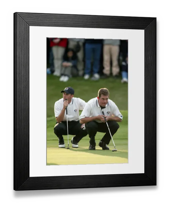Framed Print : Sergio Garcia & Lee Westwood Framed Print : Sergio Garcia & Lee Westwood