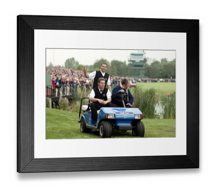 Framed Print : Sergio Garcia & Lee Westwood Framed Print : Sergio Garcia & Lee Westwood