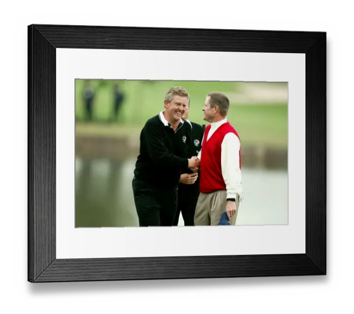 Framed Print : Montgomerie, Langer & Verplank Framed Print : Montgomerie, Langer & Verplank