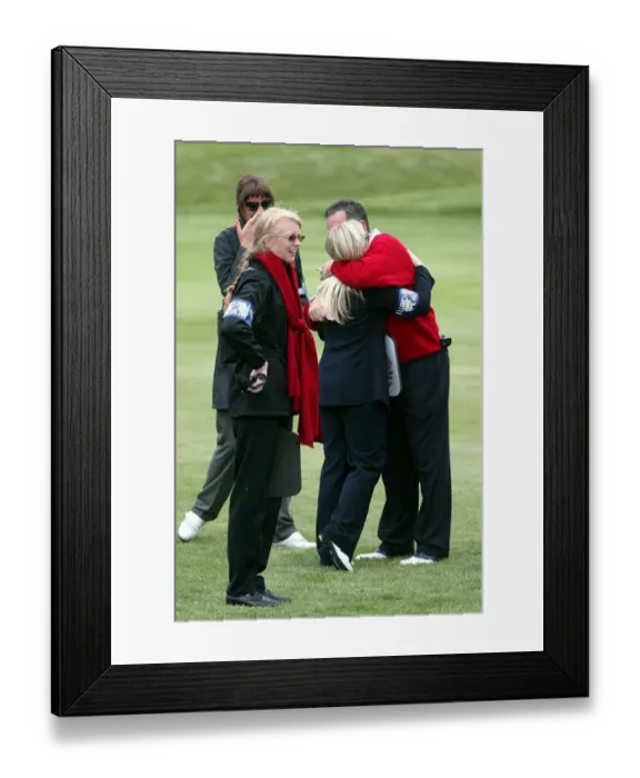 Framed Print : Sam Torrance & Euro Team Wives Framed Print : Sam Torrance & Euro Team Wives