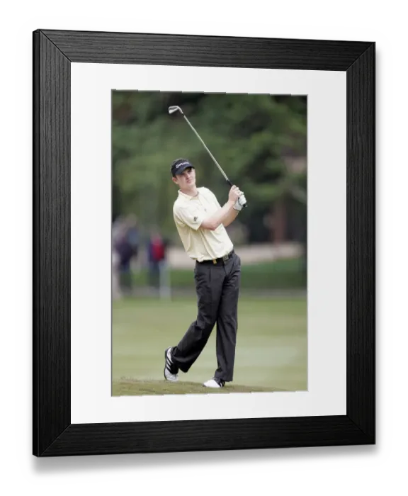 Framed Print : Justin Rose & Wobbly Framed Print : Justin Rose & Wobbly