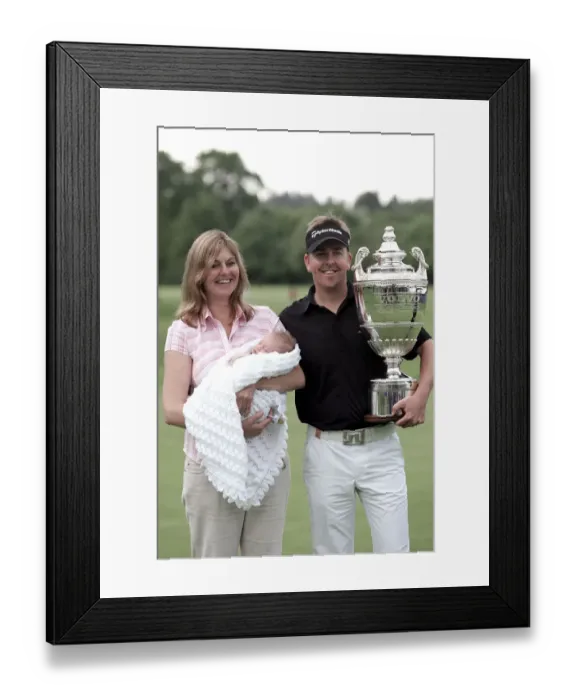 Framed Print : Scott Drummond With Wife