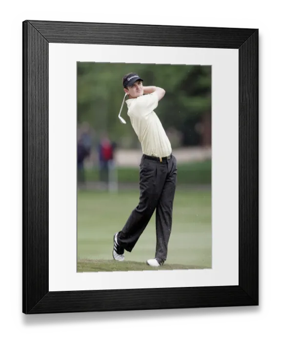 Framed Print : Justin Rose & Wobbly Framed Print : Justin Rose & Wobbly