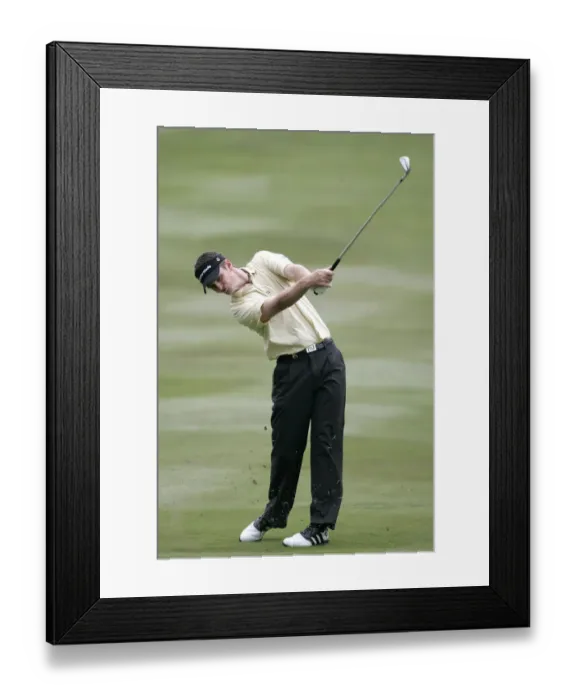 Framed Print : Justin Rose & Wobbly