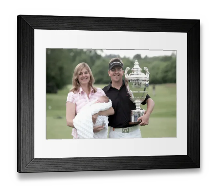 Framed Print : Scott Drummond With Wife