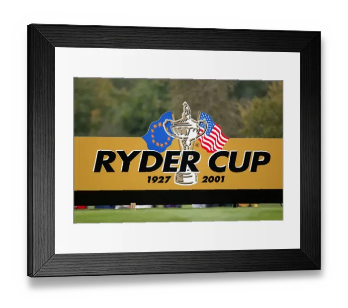 Framed Print : Ryder Cup Signage Framed Print : Ryder Cup Signage