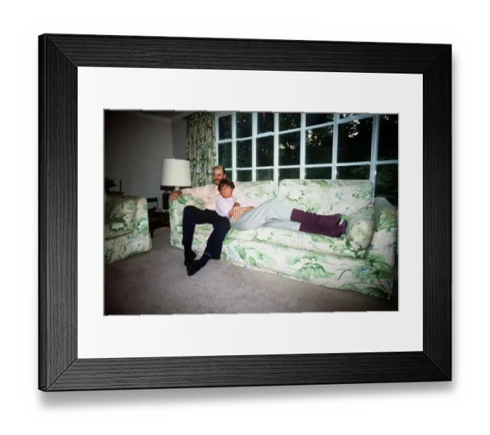 Framed Print : Mark James & Wife At Home Framed Print : Mark James & Wife At Home