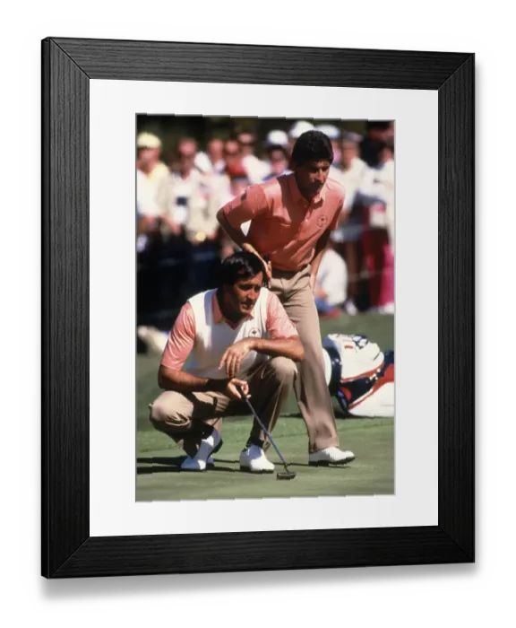 Framed Print : Seve Ballesteros & Jose-Maria Olazabal Framed Print : Seve Ballesteros & Jose-Maria Olazabal