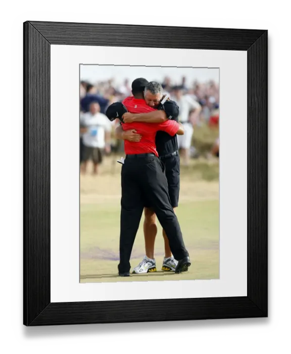 Framed Print : Tiger Woods & Steve Williams Framed Print : Tiger Woods & Steve Williams