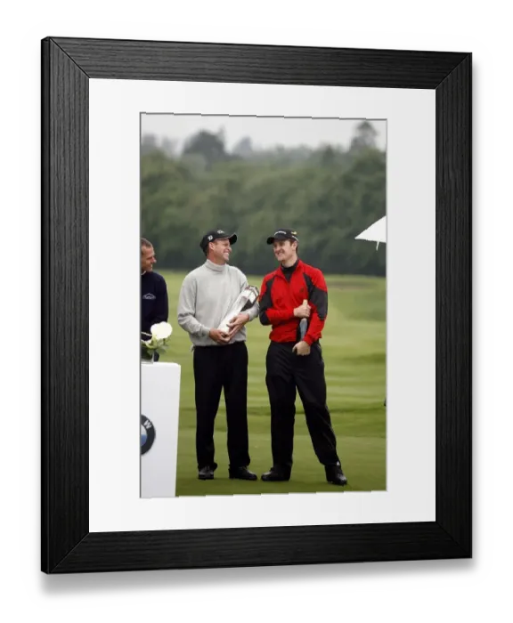 Framed Print : Anders Hansen & Justin Rose Framed Print : Anders Hansen & Justin Rose